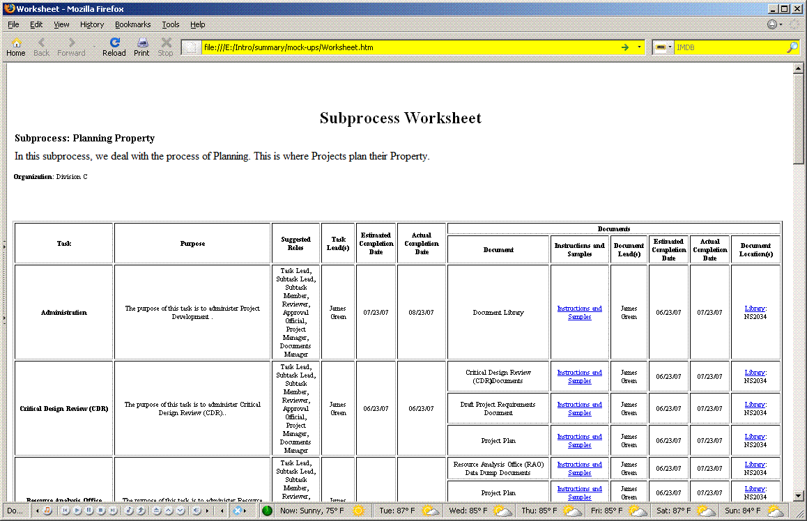 worksheet