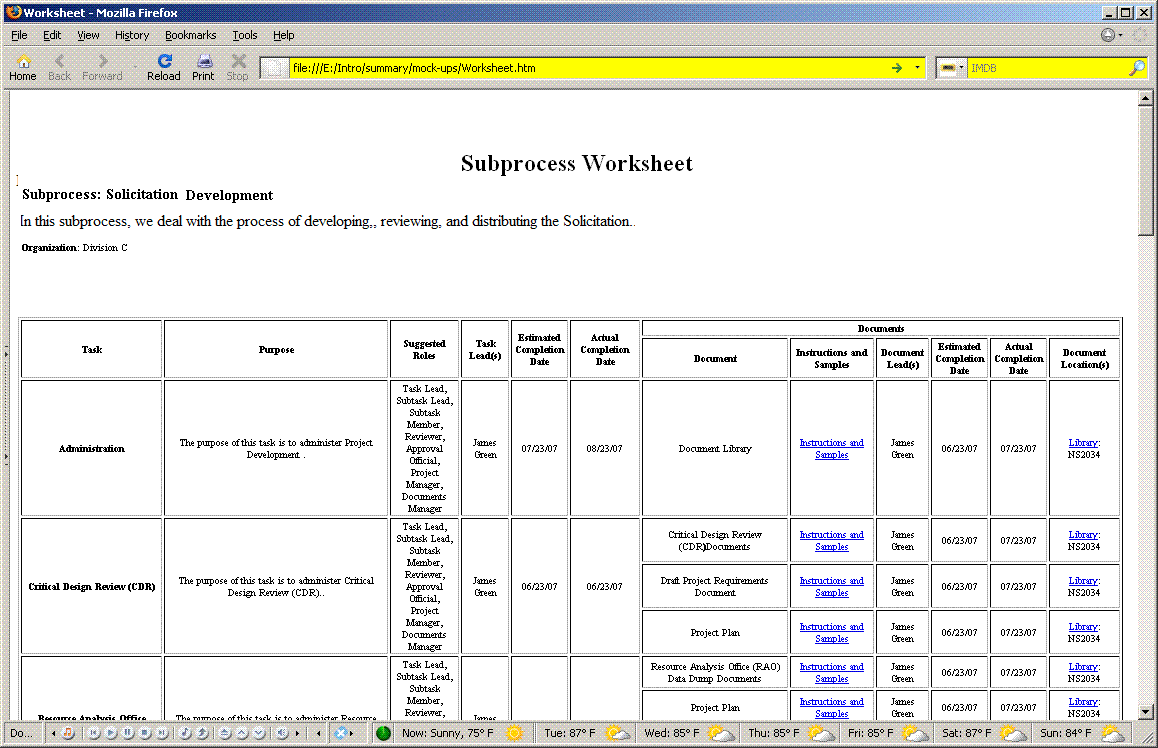 worksheet