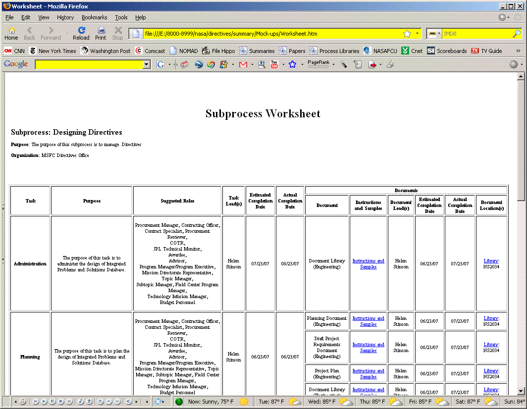 worksheet
