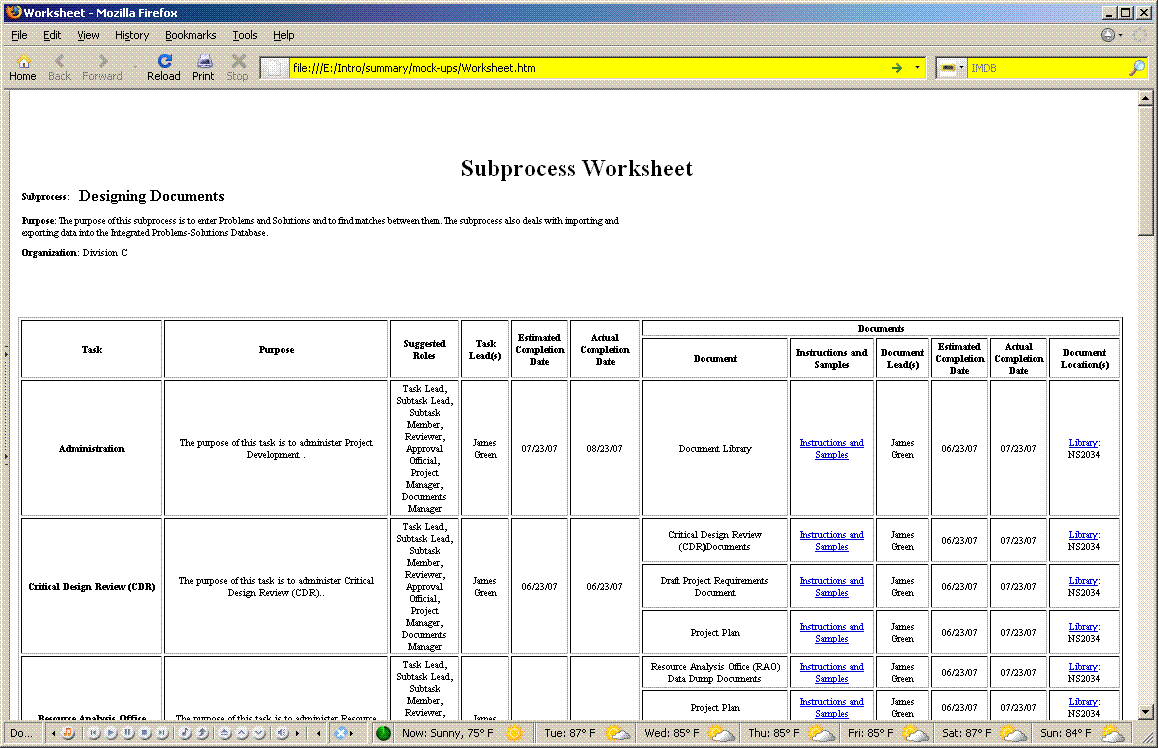 worksheet