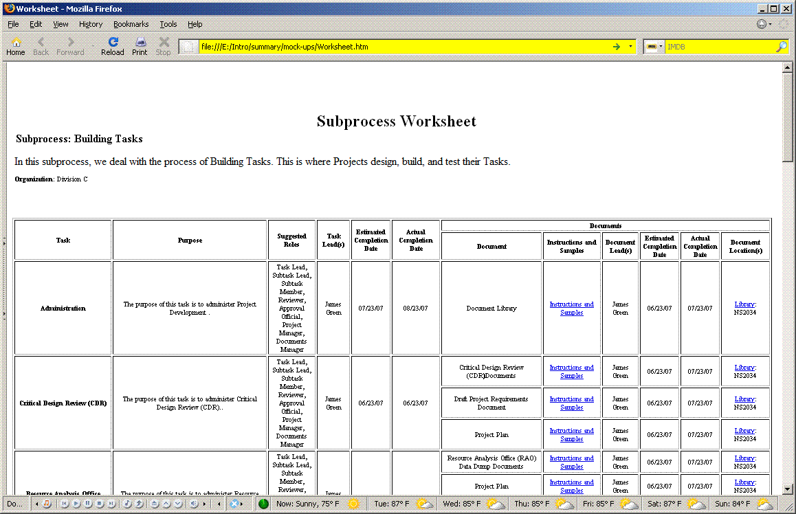 worksheet