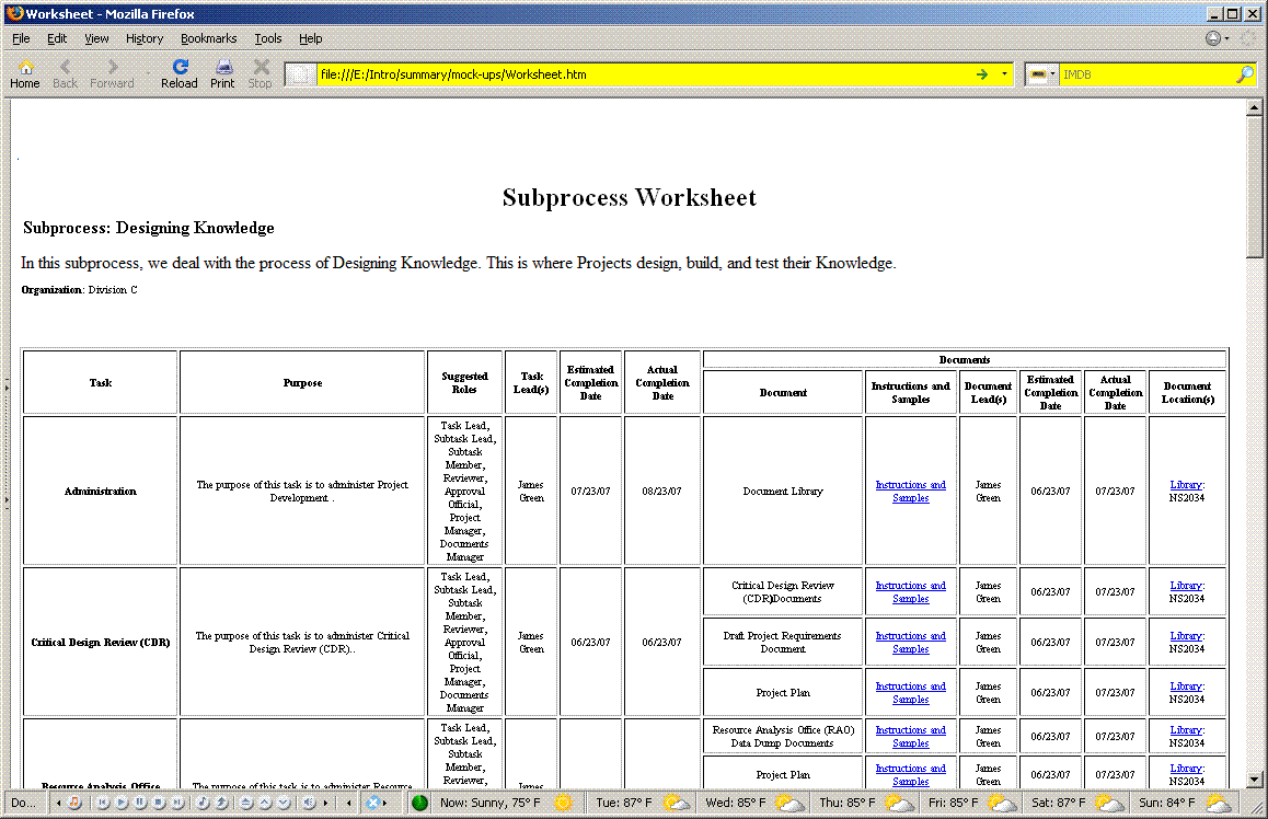 worksheet