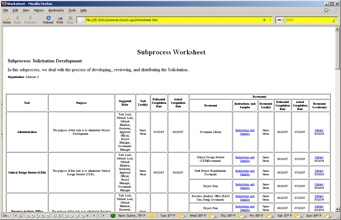 worksheet