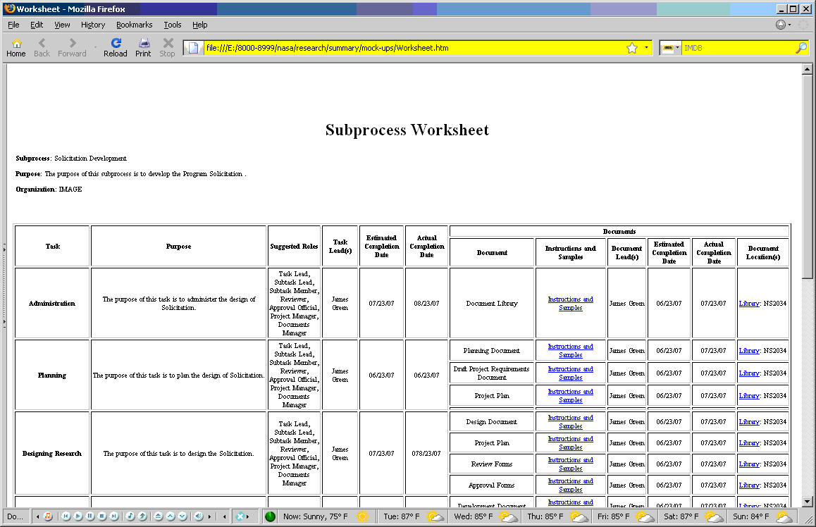 worksheet