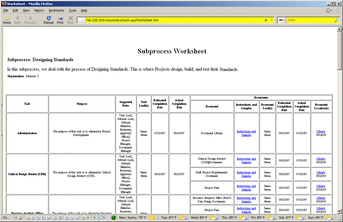 worksheet