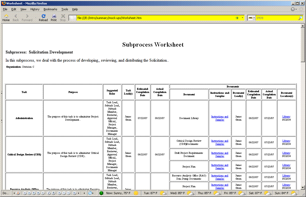 worksheet