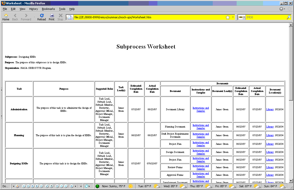 worksheet