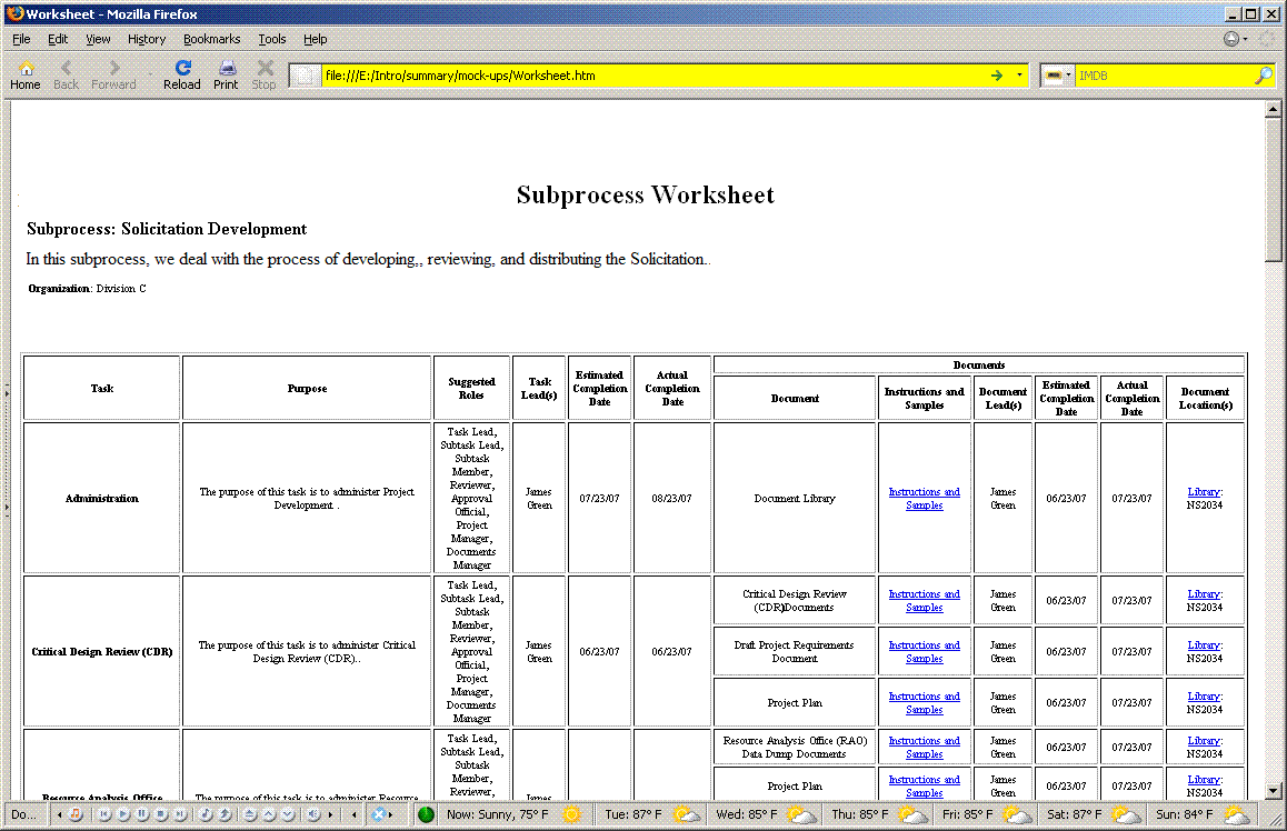 worksheet