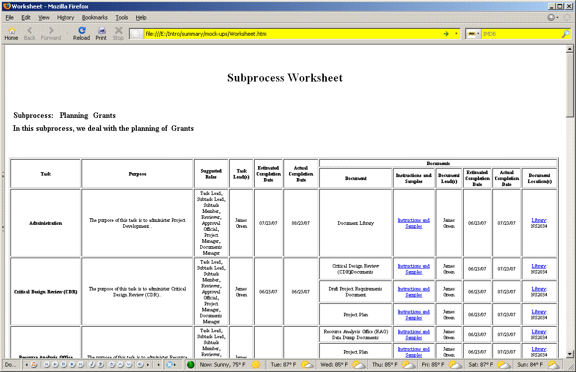 worksheet