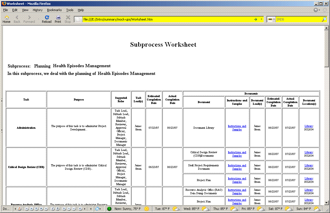 worksheet